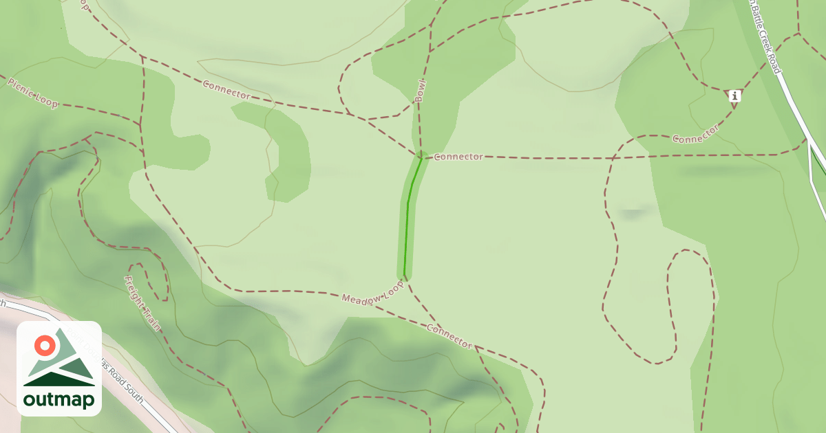 Map of Meadow Loop