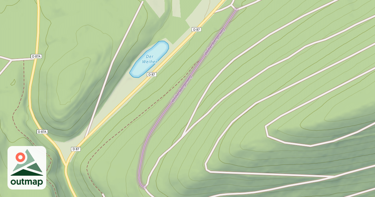 Map of Weihersbergerweg