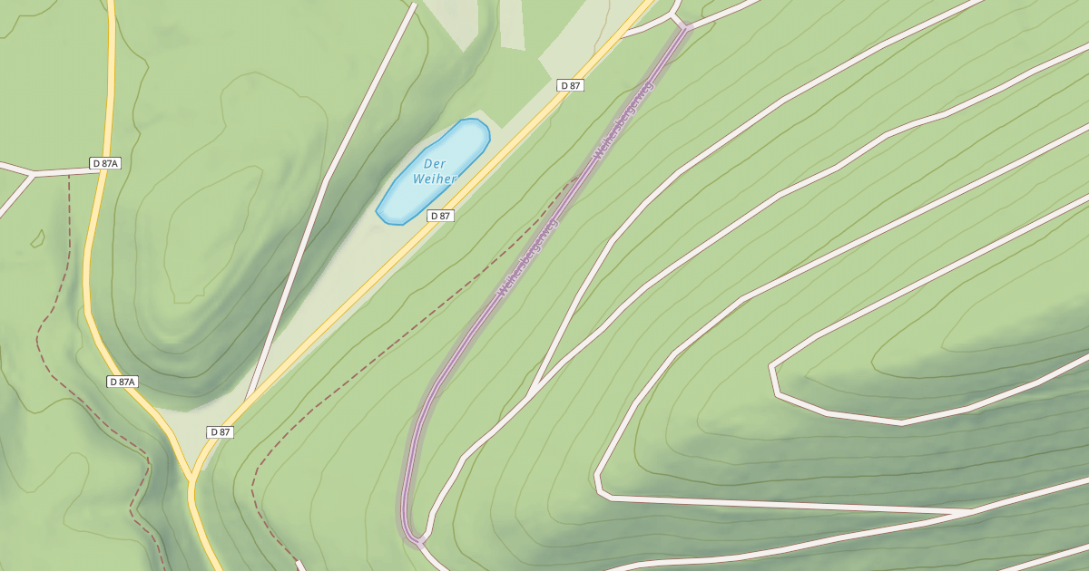 Map preview of Weihersbergerweg