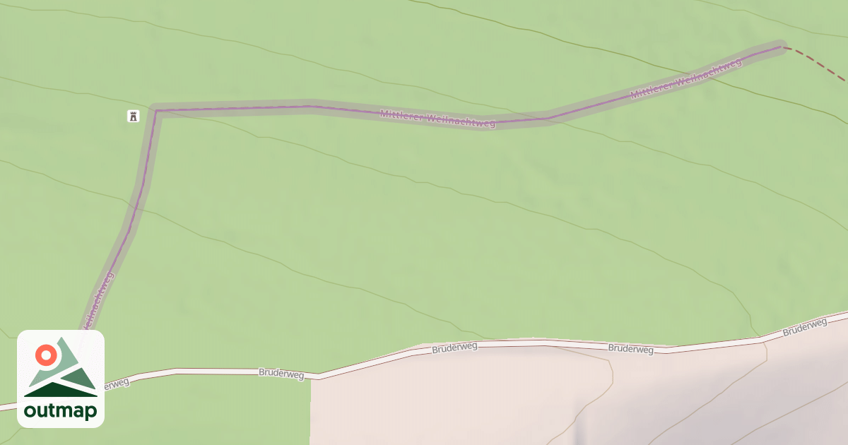 Map of Mittlerer Weilnachtweg