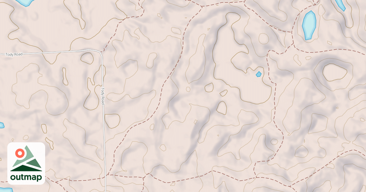 Map of Ortonville Rec. Area Snowmobile Trail;ortonville Rec. Area Equestrian Trail in Lapeer