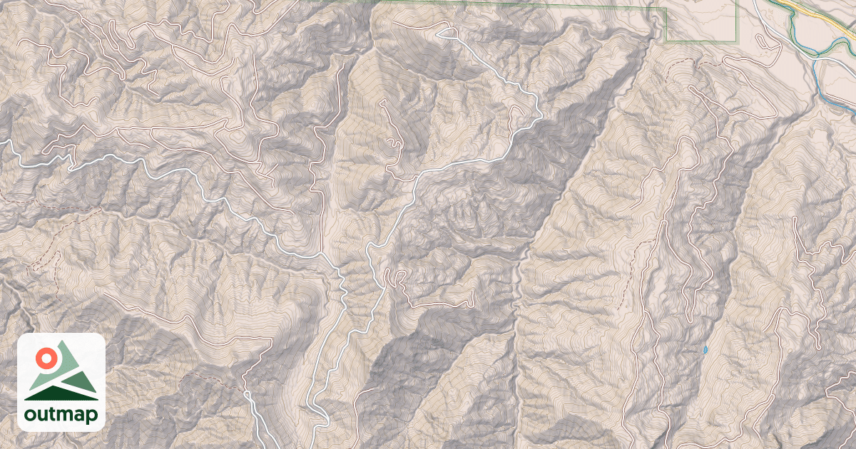 Map of USFS Motor Vehicle Use Map Roads {A2068453-2E7F-4C6E-8076-07DDEE71E10D}