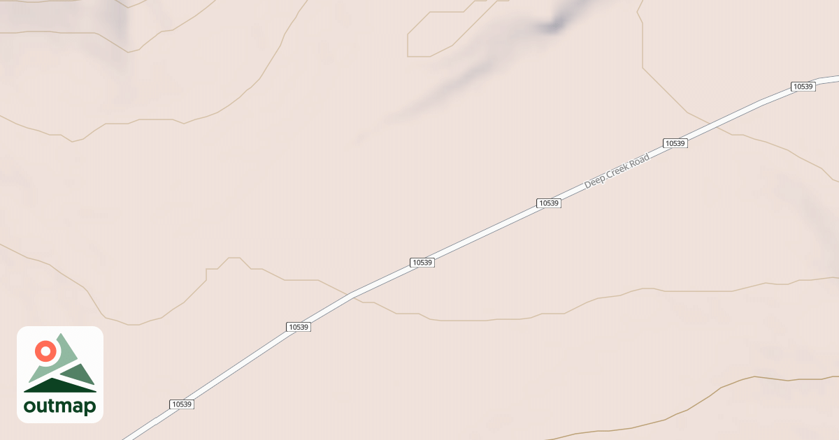 Map of DEEP CREEK DISPERSED B