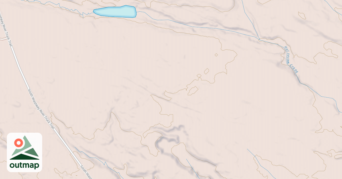 Map of HORSESHOE CREEK