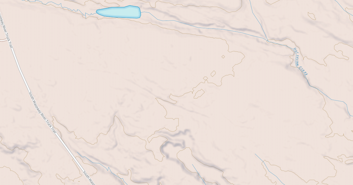 Map preview of HORSESHOE CREEK