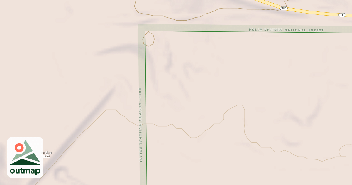 Map of JORDAN LAKE ROAD