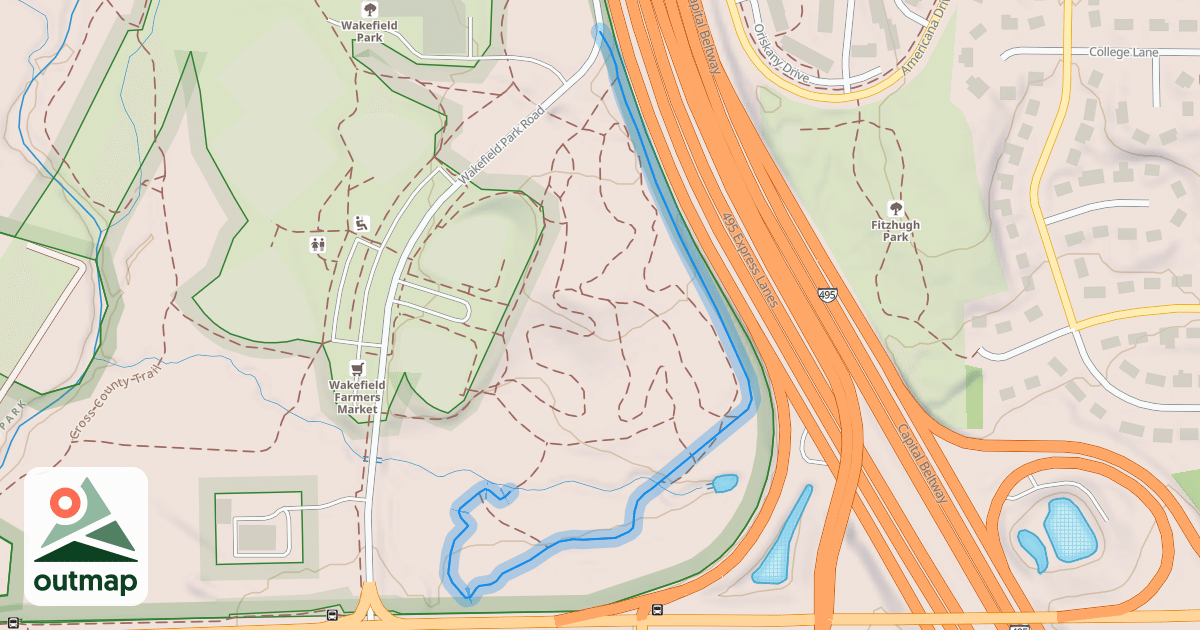Map of Wakefield MTB Trail System
