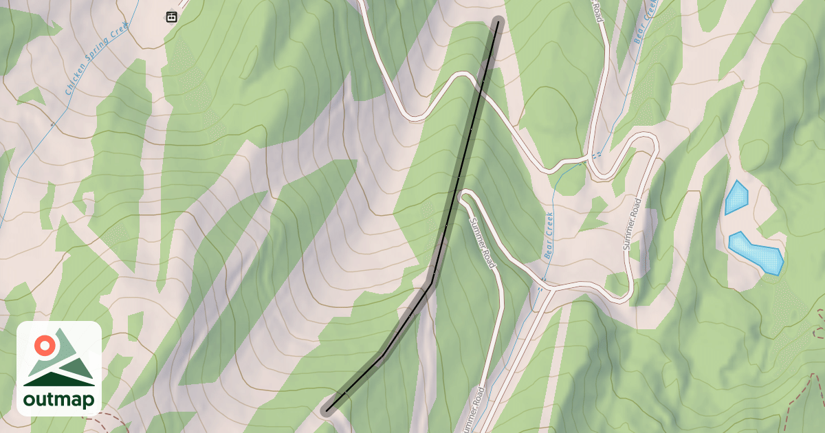 Map of Bobcat Ridge