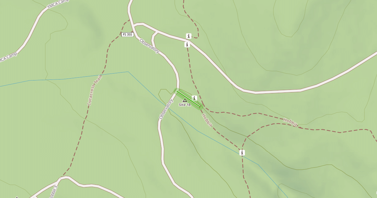 Map preview of Observatory Spur
