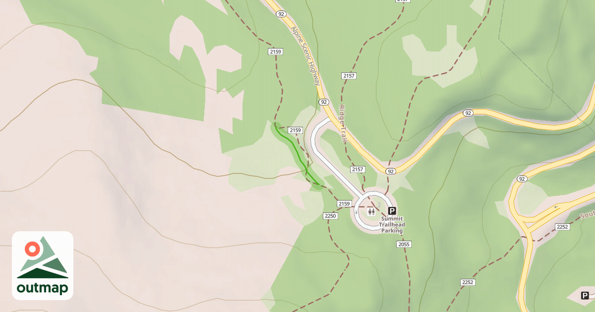 Map of Willow Hollow Trail 159
