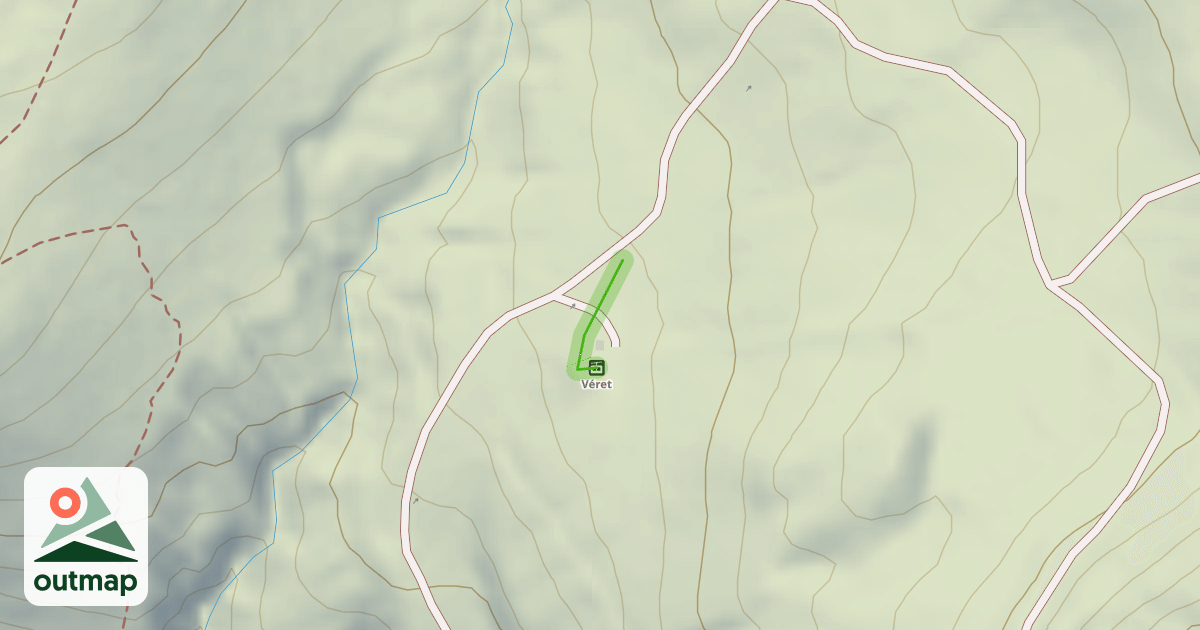 Map of Combe de Véret