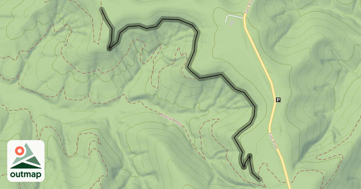 Map of Rim in Brown