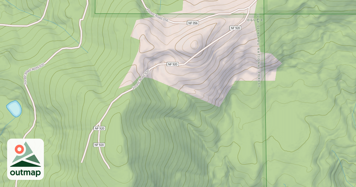 Map of LAKE TOP