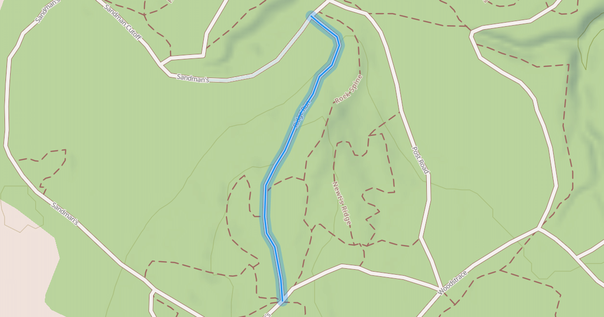 Map preview of Ridge Run