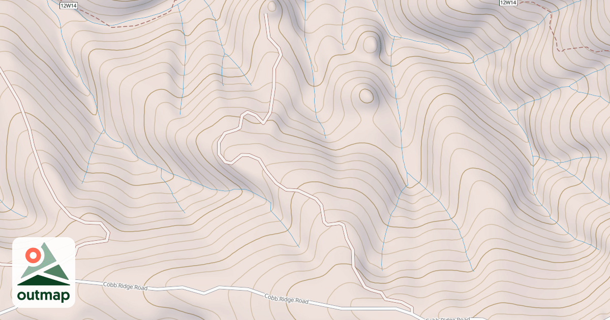 Map of COBB RIDGE