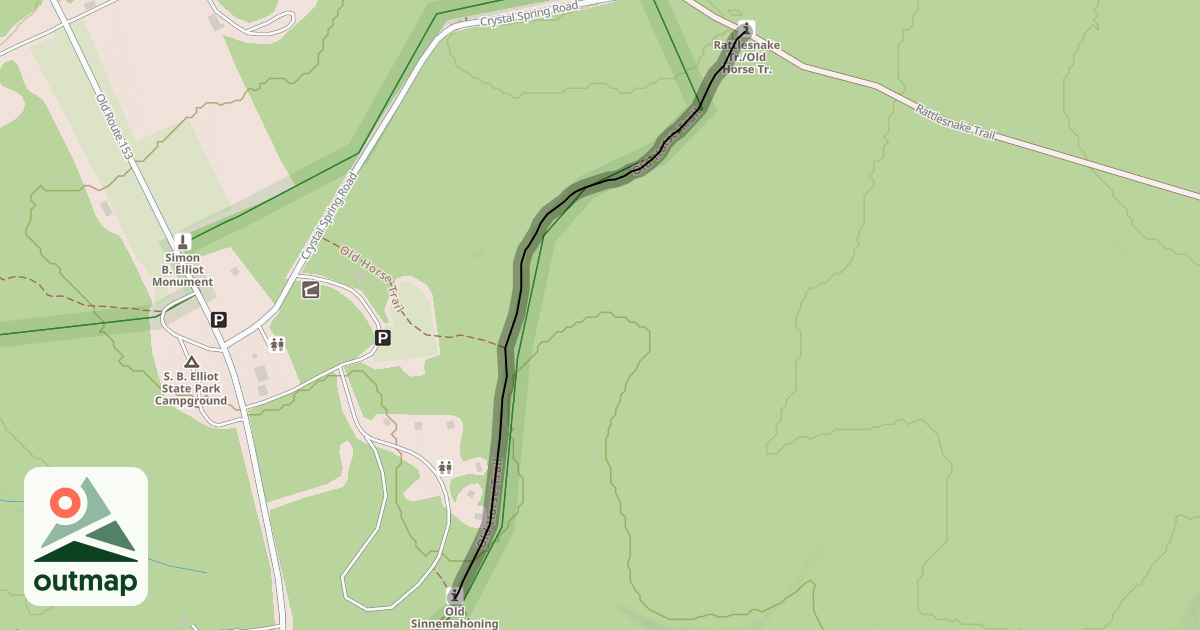 Map of Old Horse Trail