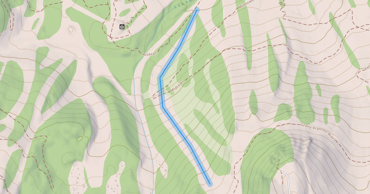Map preview of Terry's Run