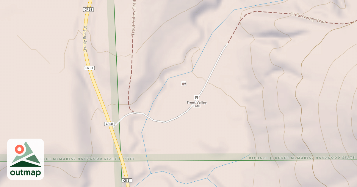 Map of Trout Valley Trail