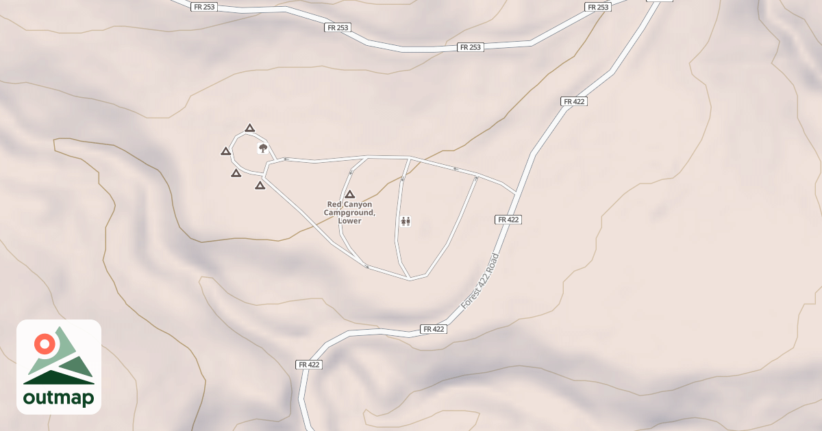 Map of USFS Motor Vehicle Use Map Roads {62E52A8E-99C1-43C9-99AA-4D4FA270AAB2}