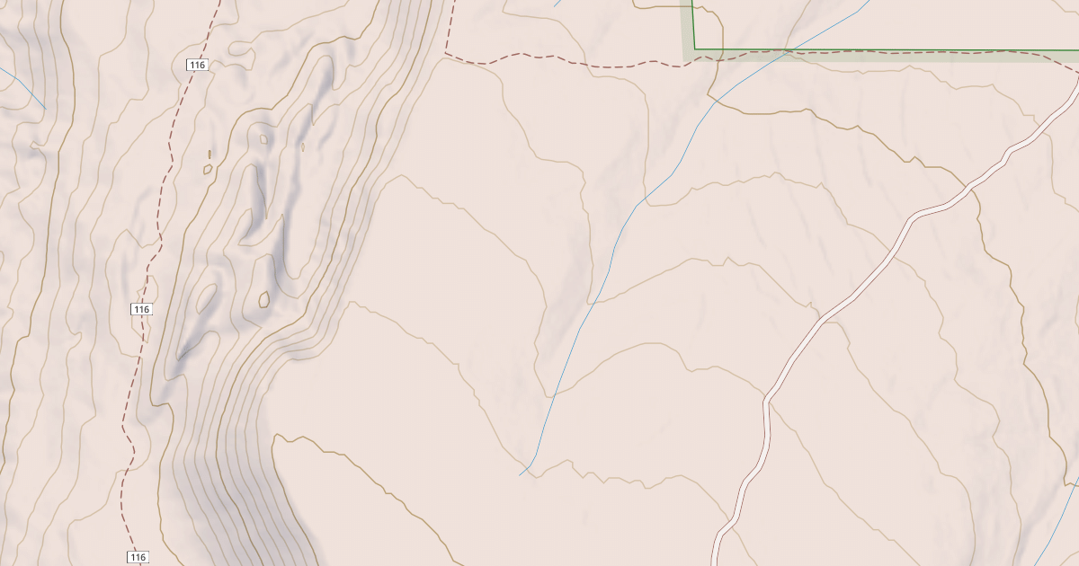 Map preview of Spring Creek Spur A