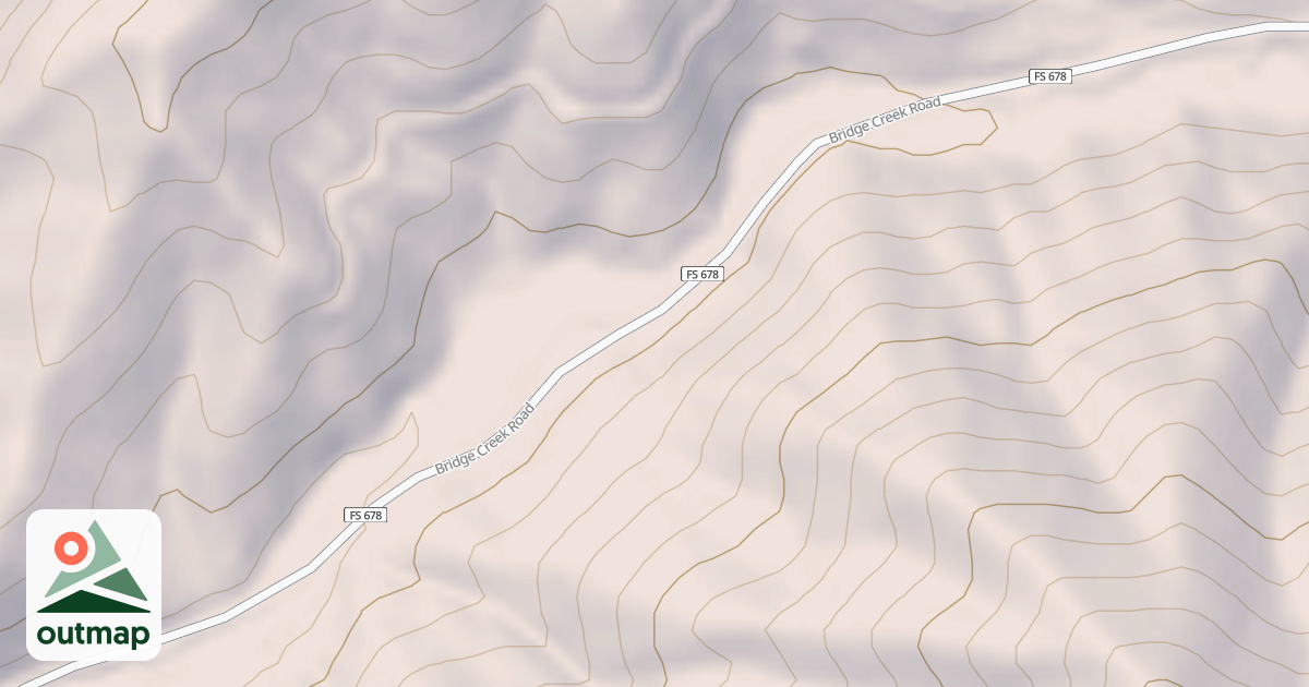 Map of BRIDGE CREEK