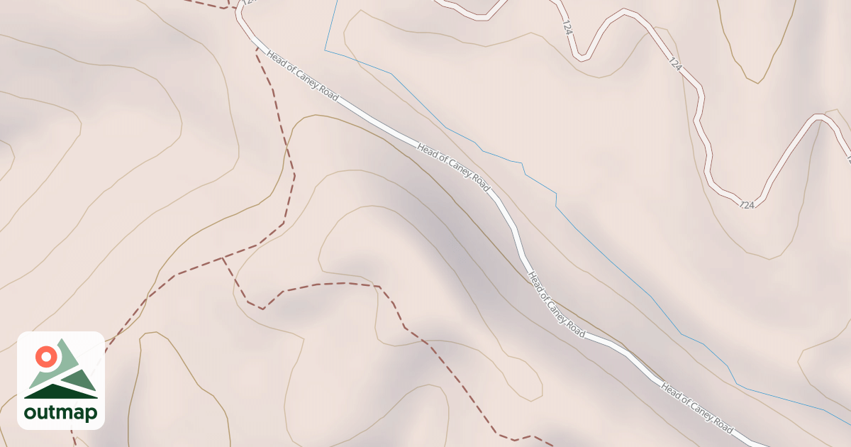 Map of White Sulphur Ohv Trail - G