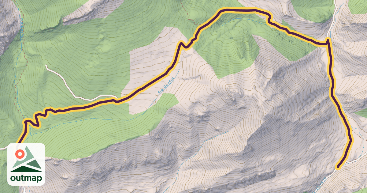 Map of Camino Lois-Acebedo