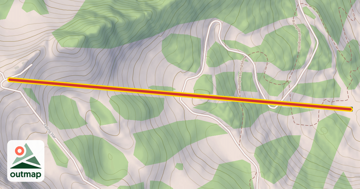Map of White Pass Quad