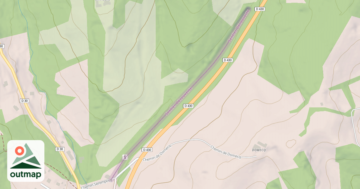 Map of Sentier Découverte