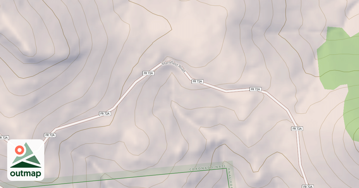Map of MANSFIELD