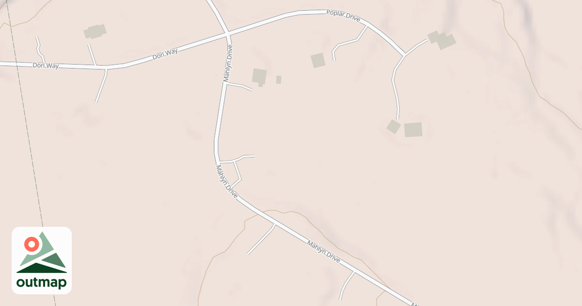 Map of Mahlyn Dr