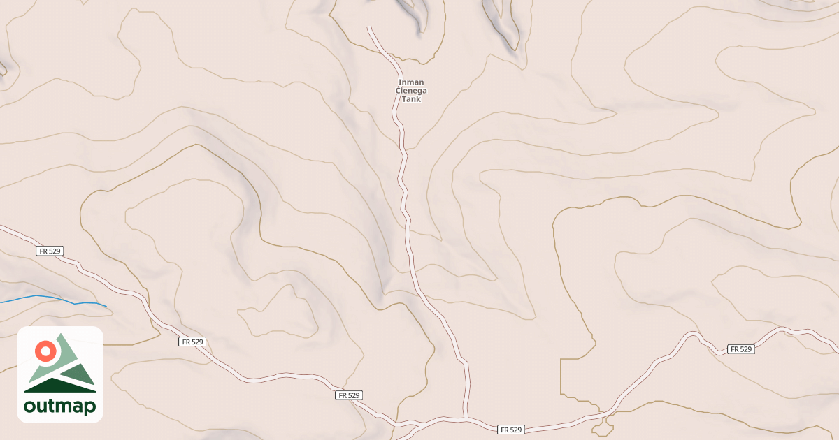 Map of INMAN CIENEGA TANK