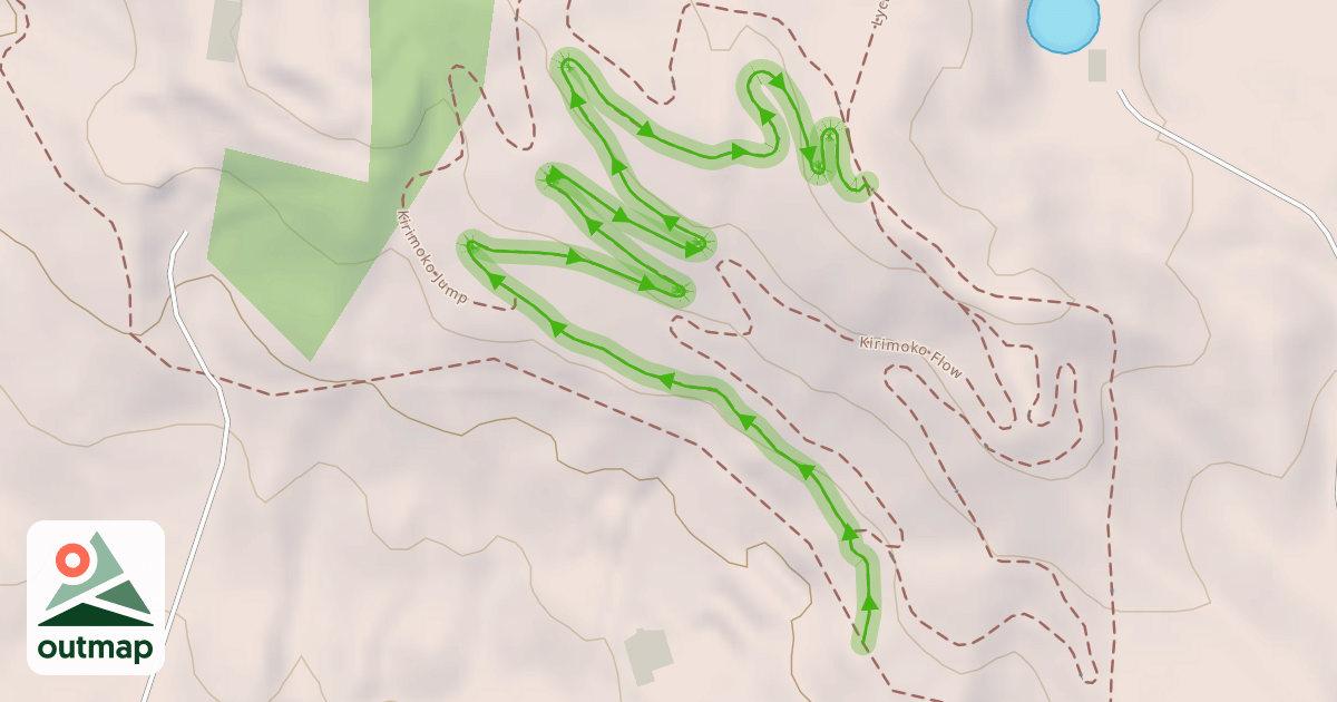 Map of Kirimoko Climb