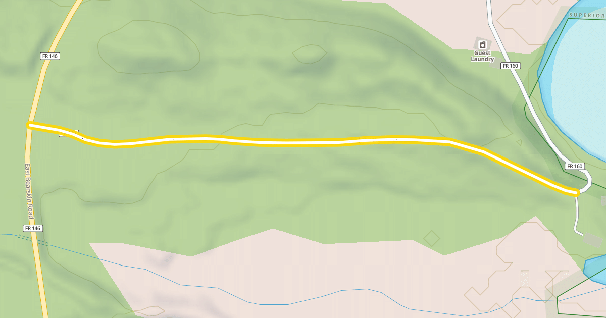 Map preview of Forest Road 160