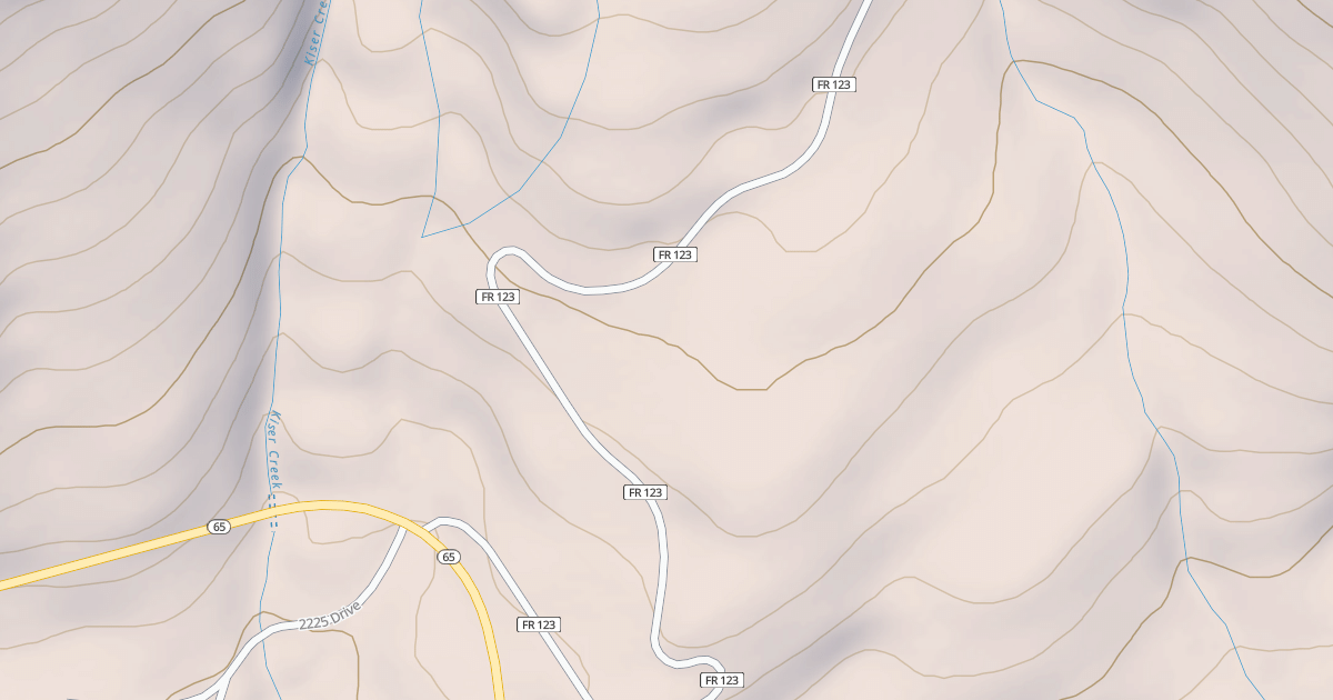 Map preview of Old Grand Mesa Snowmobile