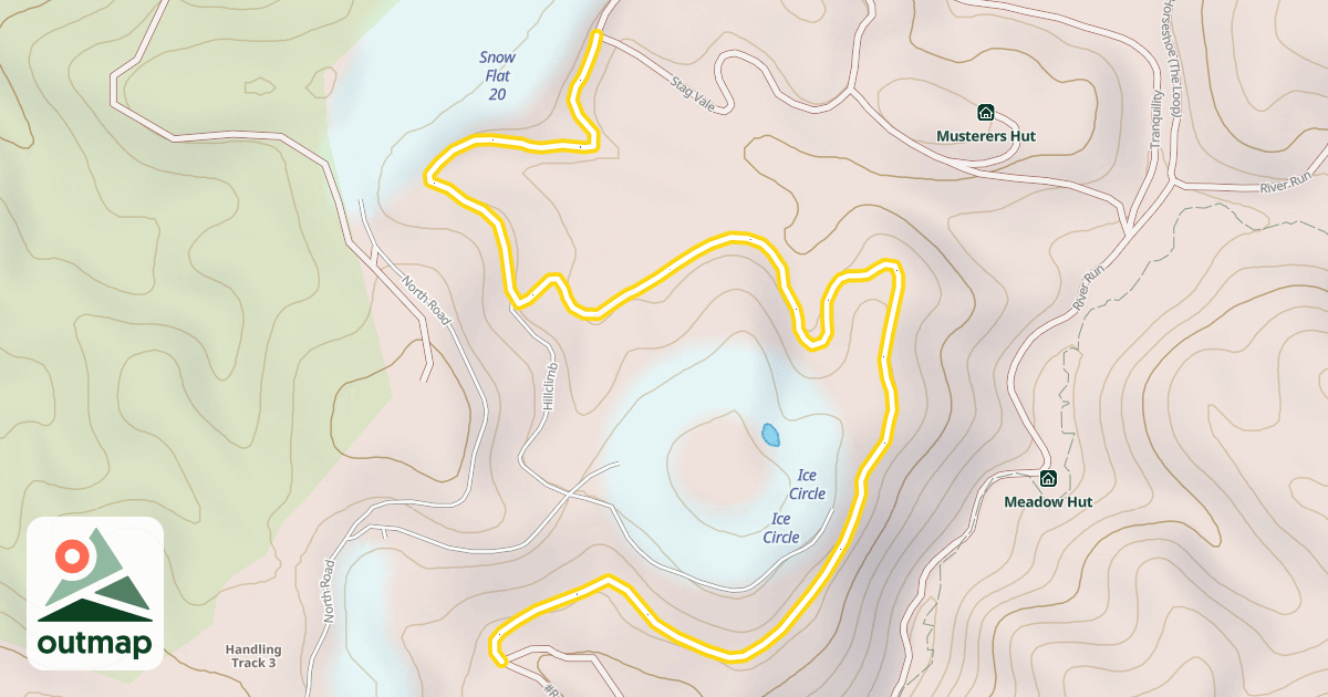 Map of #Roller Coaster (The Loop)