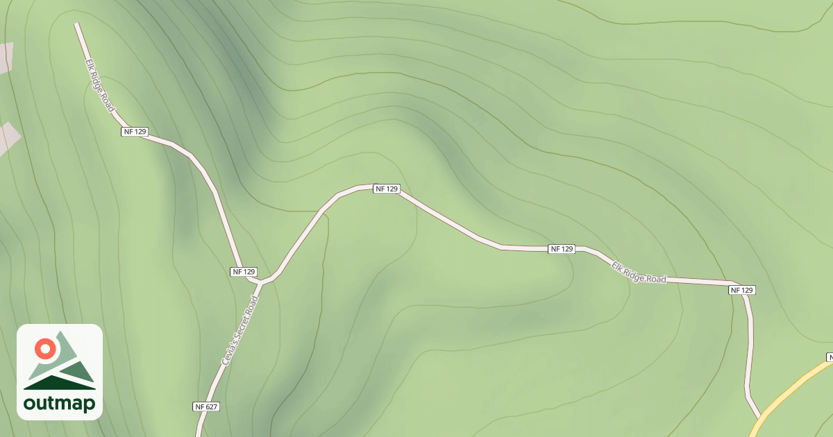 Map of ELK RIDGE
