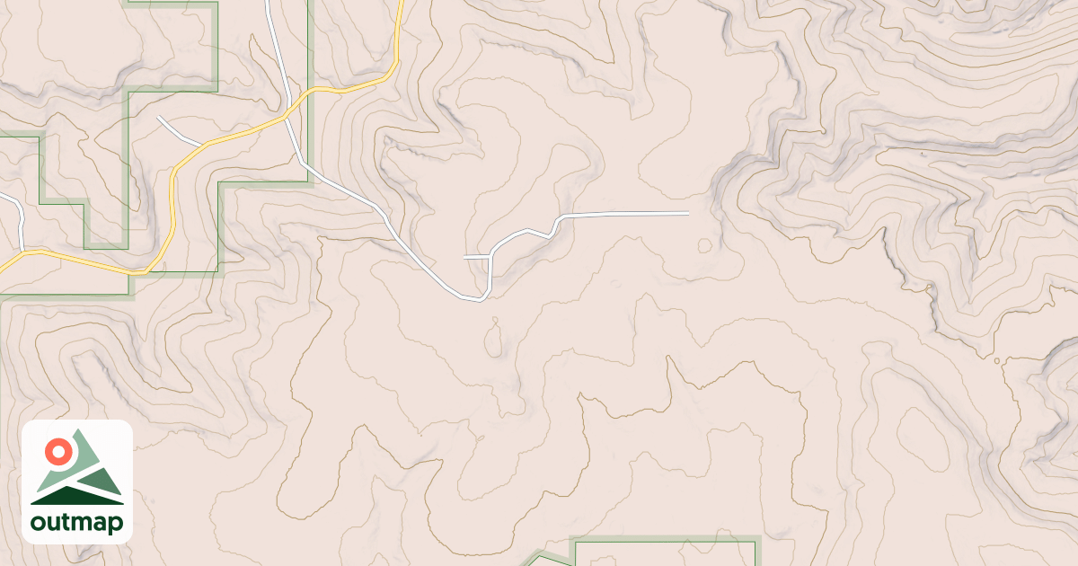 Map of CROWS NEST PEAK