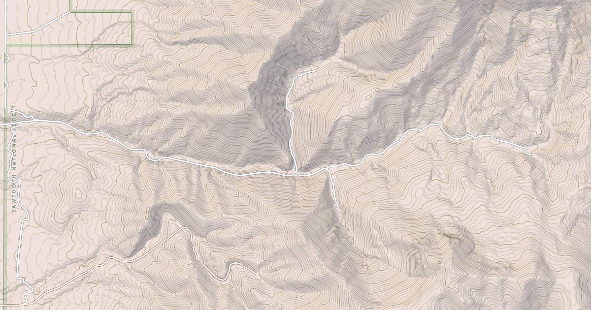 Map preview of KELSAW CANYON
