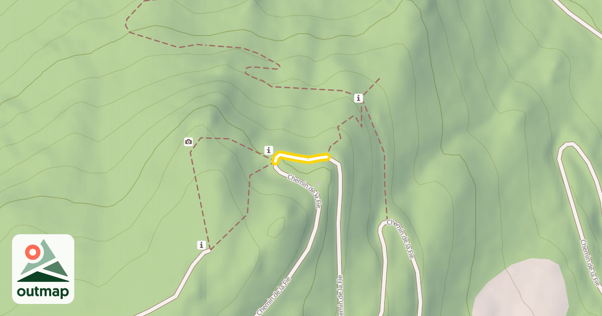 Map of Chemin de la Fie
