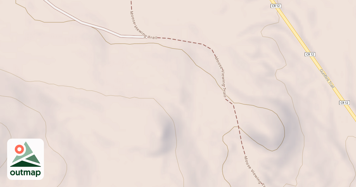 Map of GUNFLINT SNOWMOBILE