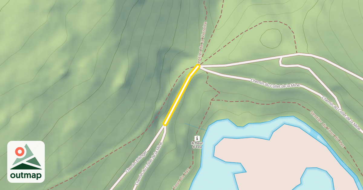 Map of Chemin du Collet de la Mine