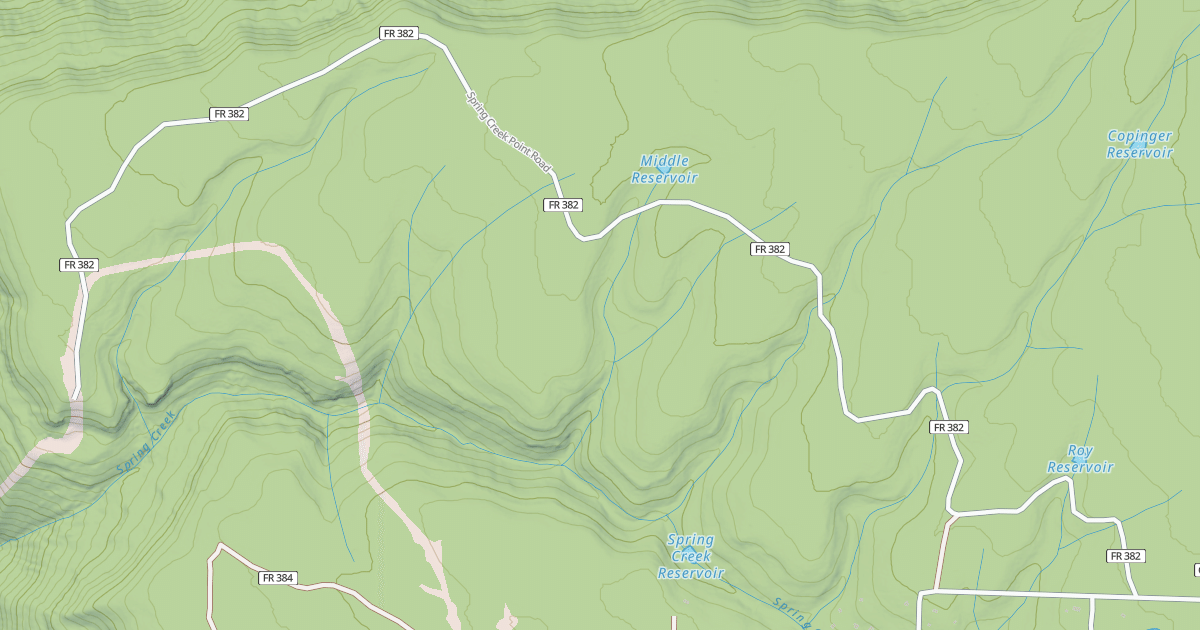 Map preview of SPRING CRK POINT