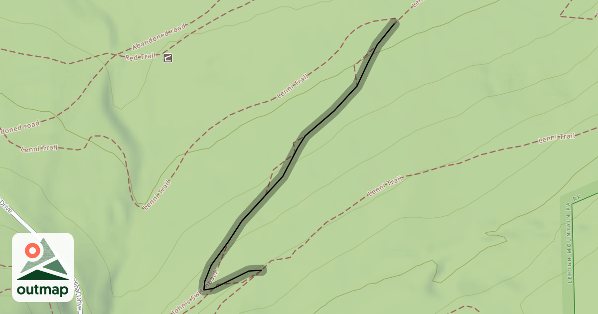 Map of Johny's Mail Route
