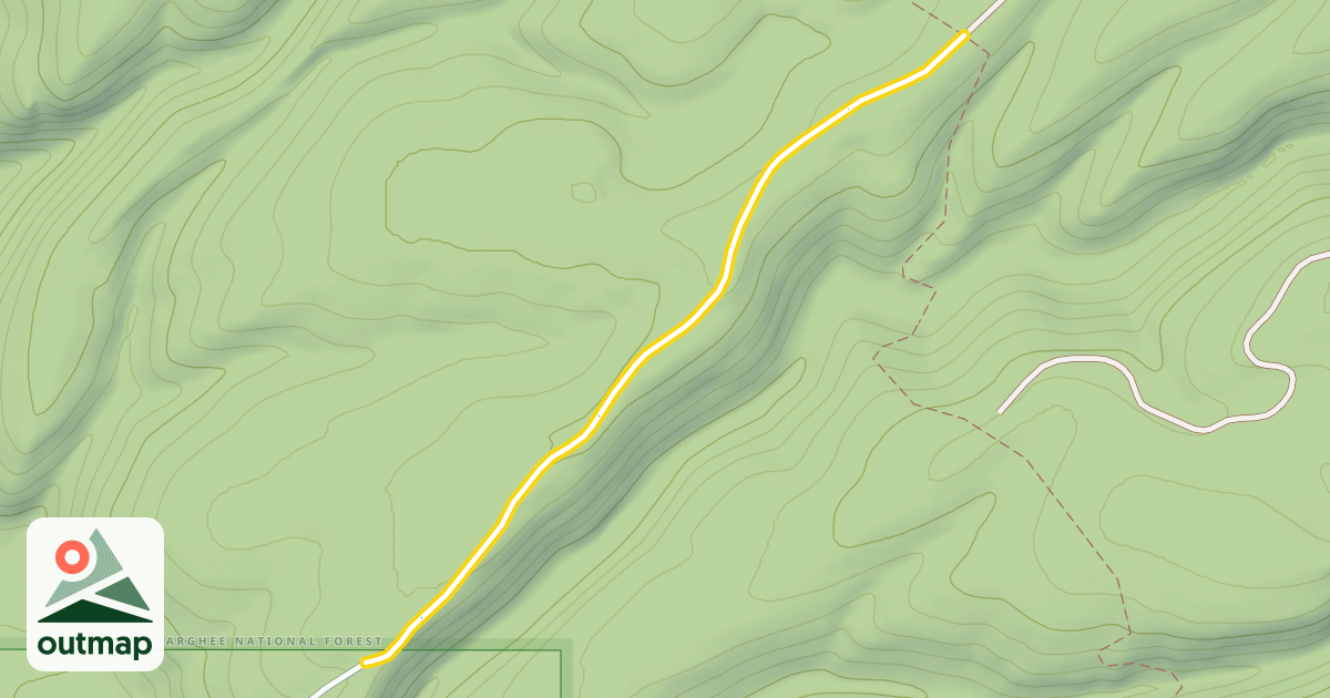Map of Rammel Mountain Road
