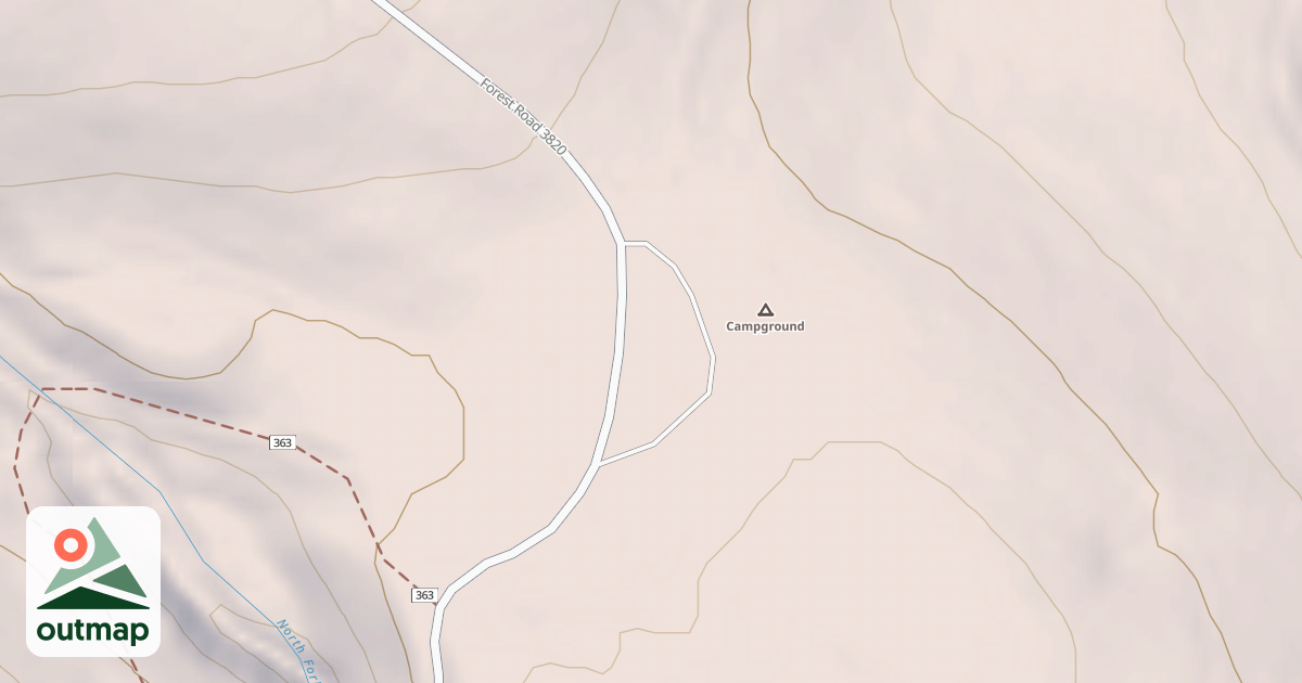 Map of CLARK RIDGE TRAIL HEAD