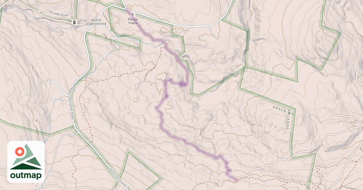 Map of Brook Trail