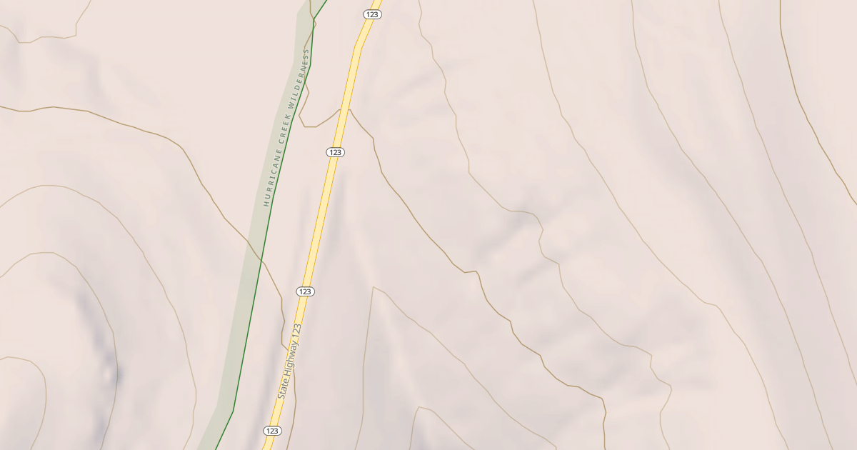 Map preview of USFS Motor Vehicle Use Map Roads {6BCA0564-EF3B-433C-B244-FB9F9006B56A}