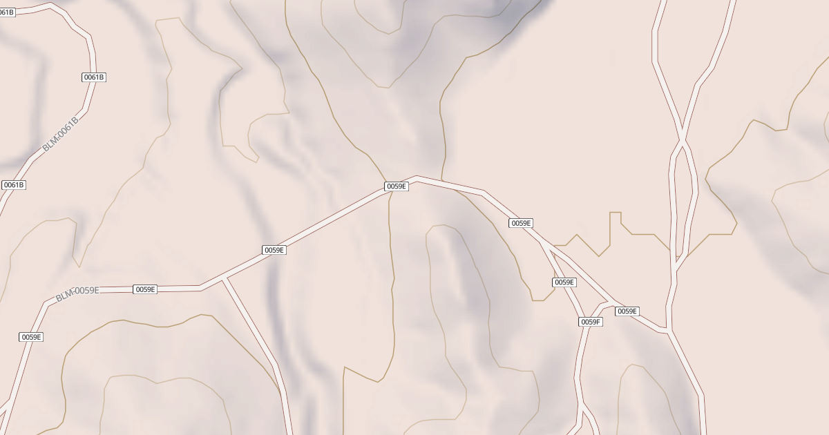 Map preview of BLM National GTLF Public Motorized Roads 25e929b2-2291-4ac4-b285-ae3eaacbf3d6