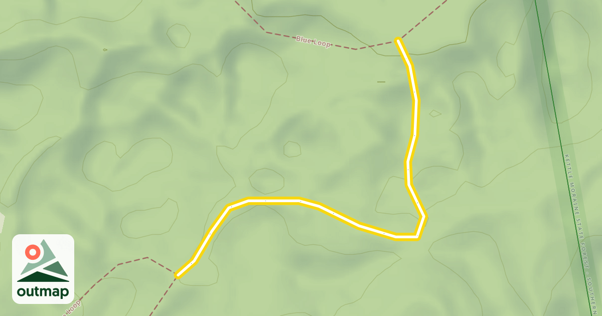 Map of Blue Loop